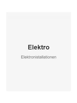 Elektro Elektroinstallationen in 64283 Darmstadt